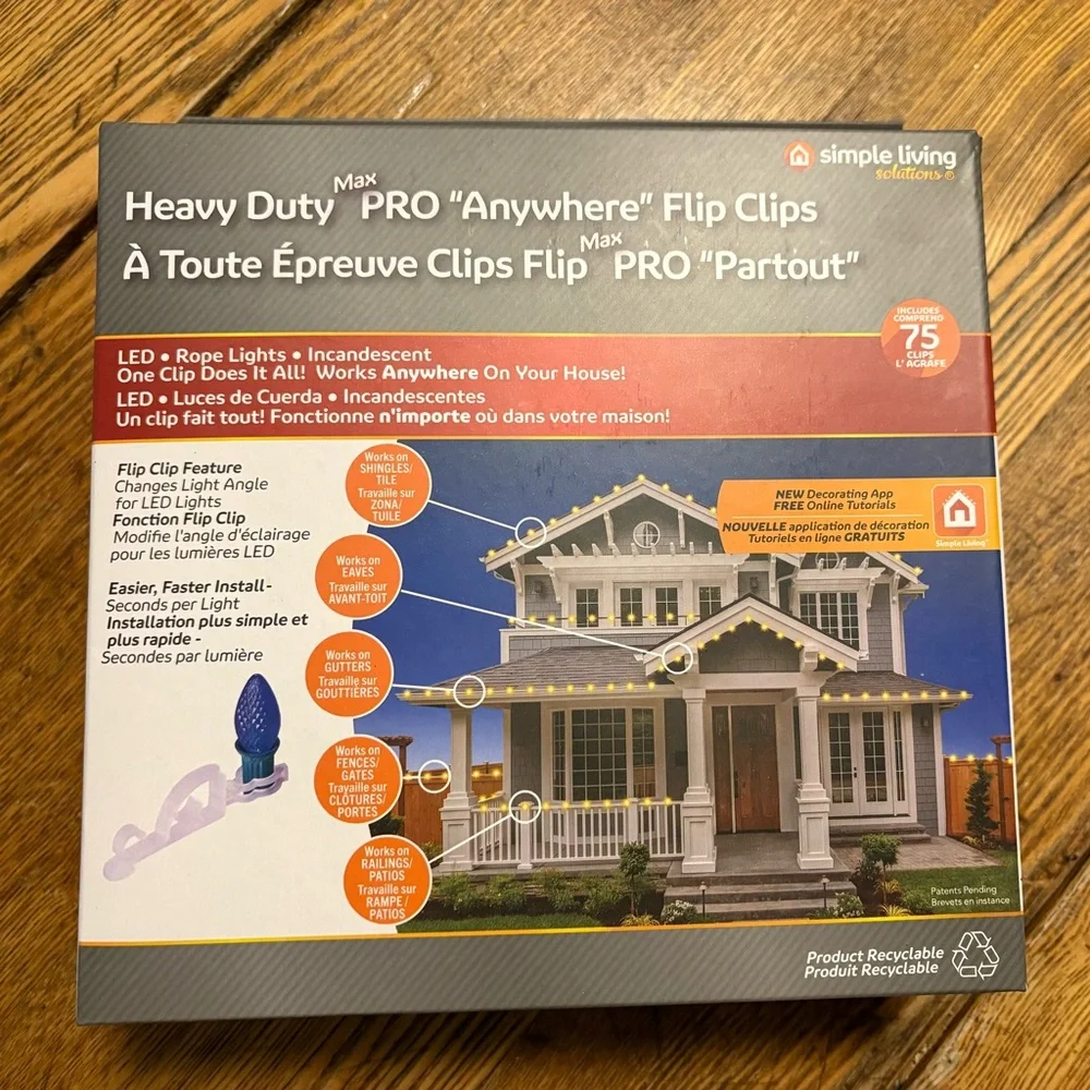 NEW HEAVY DUTY PRO 'ANYWHERE' FLIP CLIPS LIGHT CLIPS